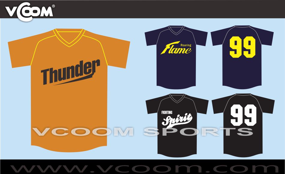 Baseball uniform Baseball short sleeve T-shirt Baseball top Baseball number clothing Softball suit Softball top