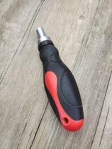 Exchangeable head ratchet screwdriver sends a row of 10 in a row