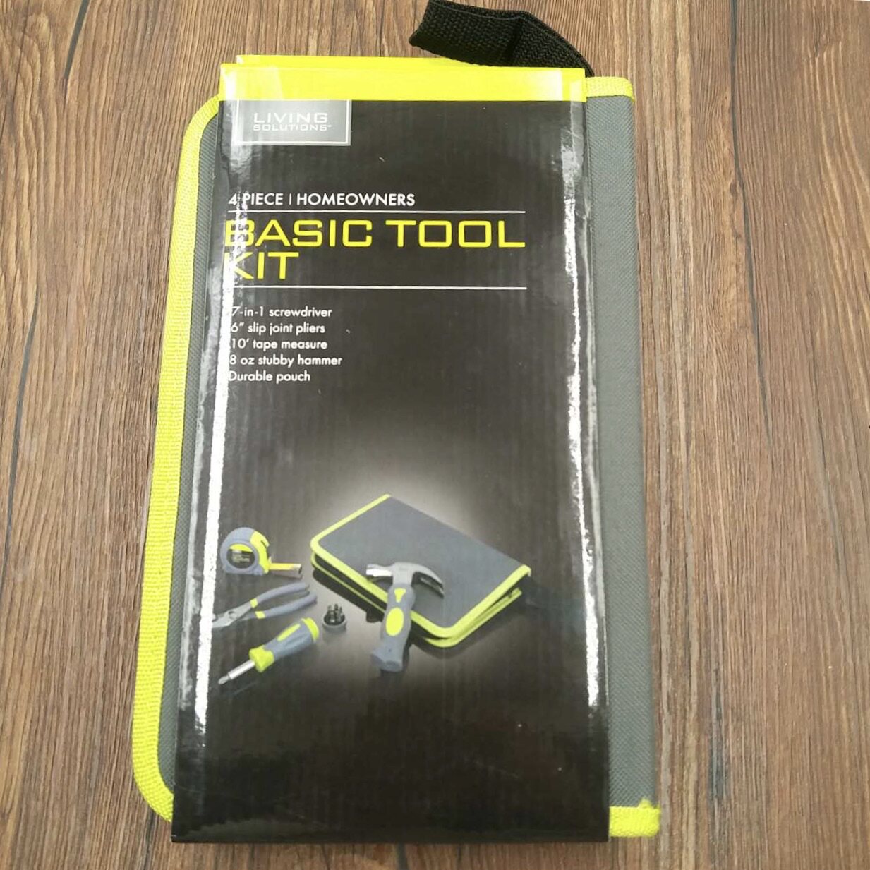 Household tool set screwdriver 10-inch steel coil ruler 6-inch carp mouth pliers 8oz claw hammer foreign trade tail order