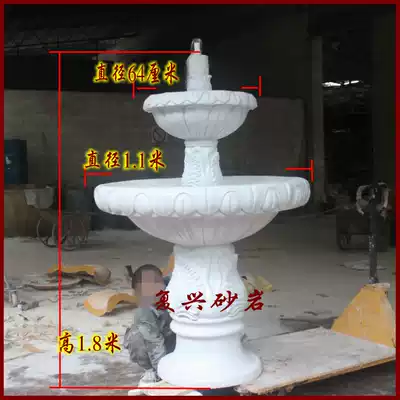 Renaissance sandstone European Fountain community garden landscape water spray sculpture glass fiber sandstone fountain Fountain