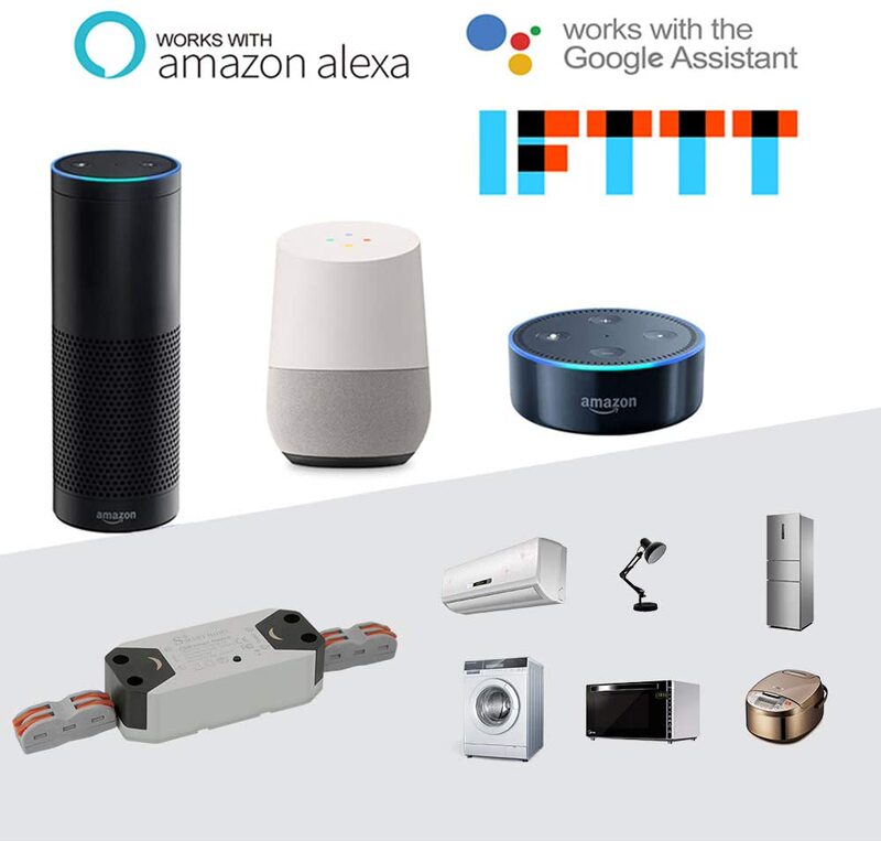 Google Home Amazon Echo Dot Alexa Wi-Fi Tuya 10A Smart Switch Google Home Amazon Echo Dot Alexa Wi-Fi Tuya 10A Smart Switch