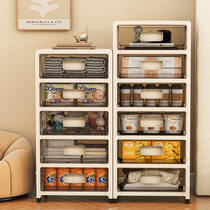 35CM shoe cabinet toy storage box drawer-type household storage box transparent organizer snack storage cabinet