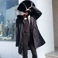 Темно -серого длинного черного+серого+черный серый