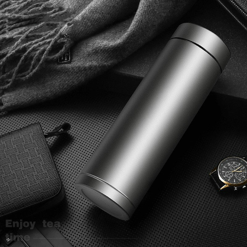 Pure Titanium Insulated Cup Men's High-end Portable Business Anti-Fall Cup Accompanying Cup Large Capacity Custom Water Glass Subs