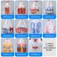 ຖົງຢາງສີຂາວໂປ່ງໃສ takeaway ຫຸ້ມຫໍ່ອາຫານ vest bag shopping bag fruit bag portable portable