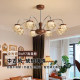 French Mid-Century Style Living Room Chandelier Vintage Retro High-End Main Light for the Hall 2026 New Model Dining Room Light