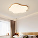 Bedroom Lamp Japanese Wabi-Sabi Style Natural Wood Creative Master Bedroom Room Lamp New Trendy Personalized Cozy Cloud Ceiling Light