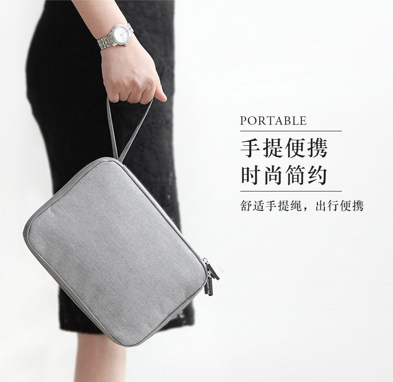 SanCore dòng dữ liệu gói kỹ thuật số nhận nguồn điện dòng bảo vệ sạc tấm ipad Po đa chức năng tai nghe dây hộp hoàn thiện đôi U-U lá chắn túi thiết bị cầm tay di động - Lưu trữ cho sản phẩm kỹ thuật số hộp đựng máy nghe nhạc