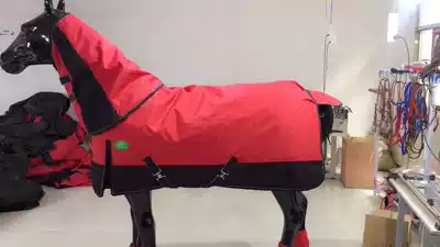 Winter horse clothing winter with neck horse jacket 900D waterproof fabric 400g thick cotton fee