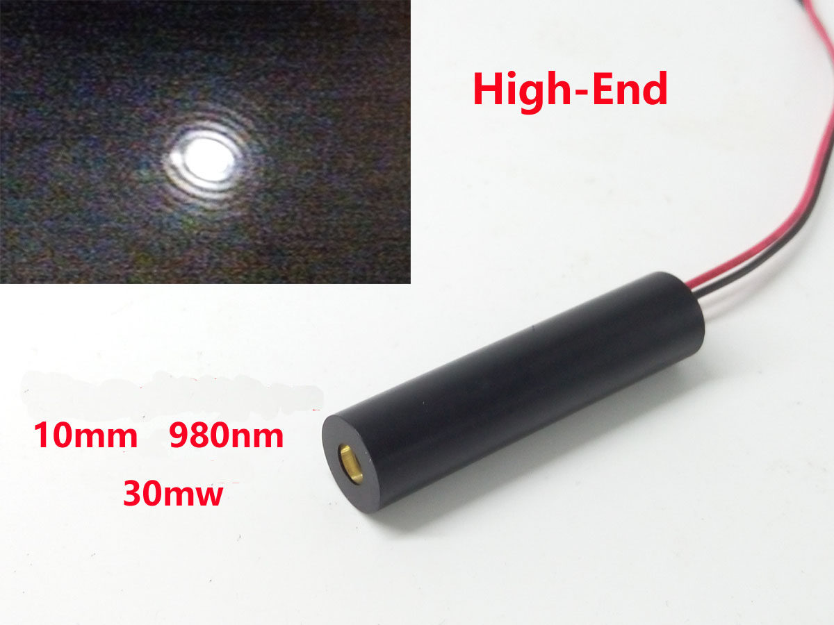 980nm 30mw spot infrared laser module 10mm 980nm infrared laser positioning sensor transmitter