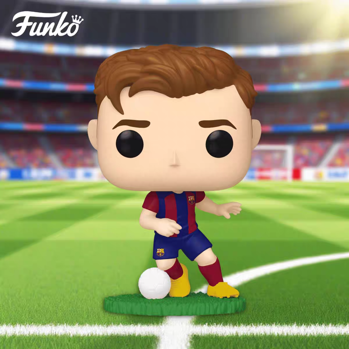 Фигурка Funko Pop Барселона: звезда футбола Ямаль (Yamal), кукла Левандовский, кукла Педри, Гавила, Финья, Финья
