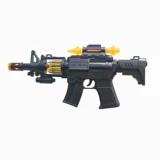 Музыкальный электрический легкий пистолет-пулемет, игрушка, вибрация, новая коллекция