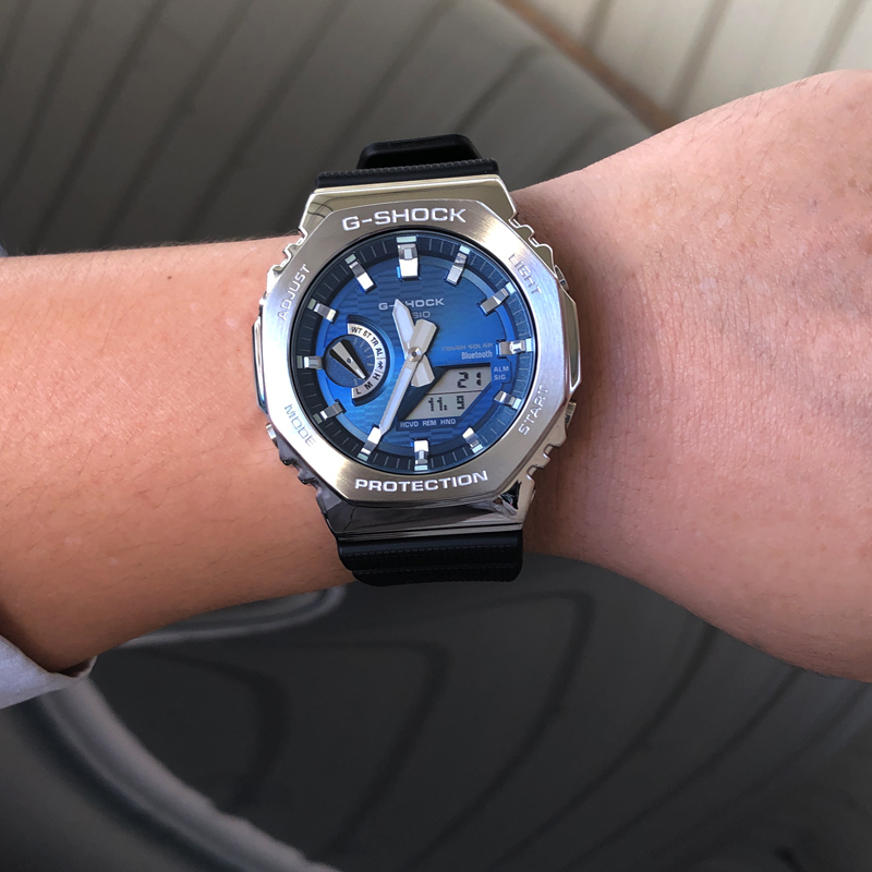 Casio Gbm-2100A-2B/1A/B-3A/4A/A-1A2/8B Solar-Powered Bluetooth Digital Men's and Women's Wristwatch