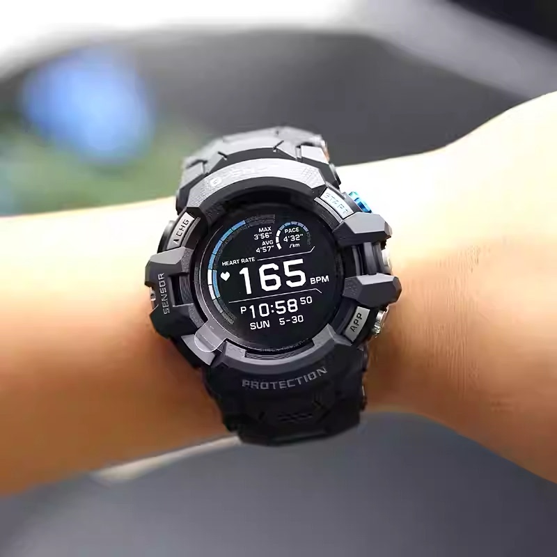 Casio G-Shock Gbd-H1000-4/Gsw-H1000 Heart Rate Running Bluetooth Sports Men's Wrist Watch