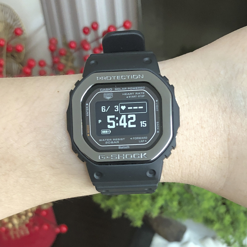 Casio Dw-H5600Mb-1/2/8A9/Gbd-H1000-4 Solar-Powered Heart Rate Electronic Bluetooth Men's Watch