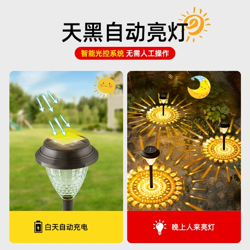 Садовые фонари на солнечной энергии для беседки, дорожная лампа для кладбищ