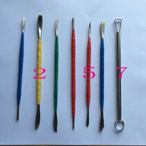 Exit 7 pieces Sculpture Knife Clay Plastic Tools Oil Clay Soft Pottery Tools Stainless Steel Clay Scraper Complete Engraving Knife
