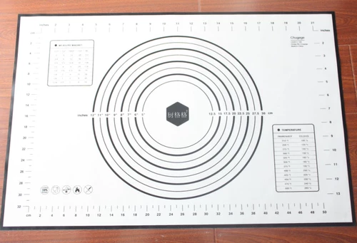 Платиновый силиконовый нескользящий коврик для замешивания, 60x, 40