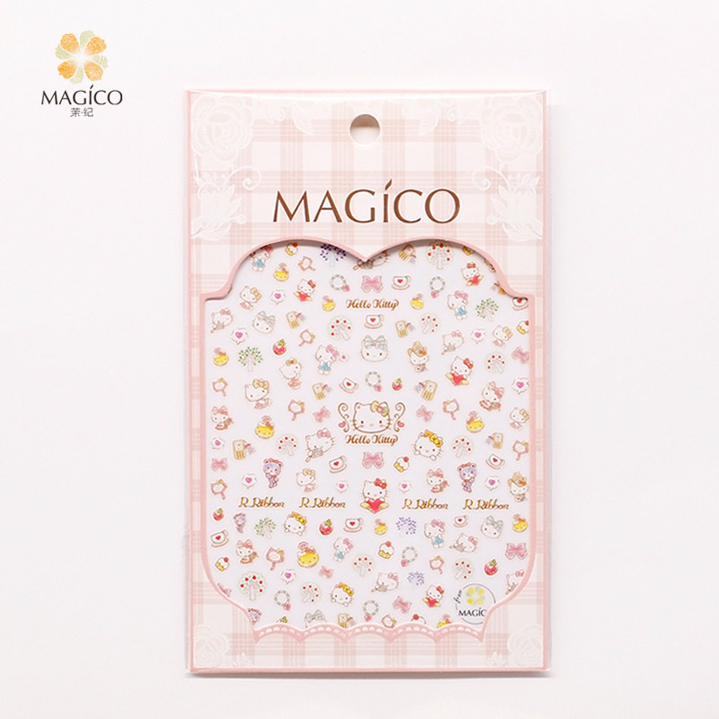 茉纪可爱米妮贴纸防水薄透指甲贴纸背胶贴甲指指甲贴纸美甲饰品