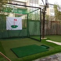 Indoor Golf Practice Net Professional Strike Cage Golf Strike Cage Set Swing Practice Device Strike Net