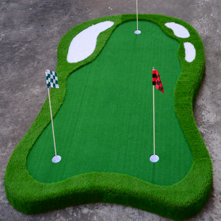 Custom indoor golf Push Rod Exercises material 10cm thick Mobile Fruit Ridge Office Mini practice field