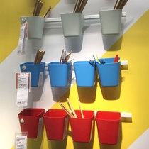 IKEA domestic Su Nas chopsticks tube tableware rack drain holding storage box small hanging bucket storage box storage box