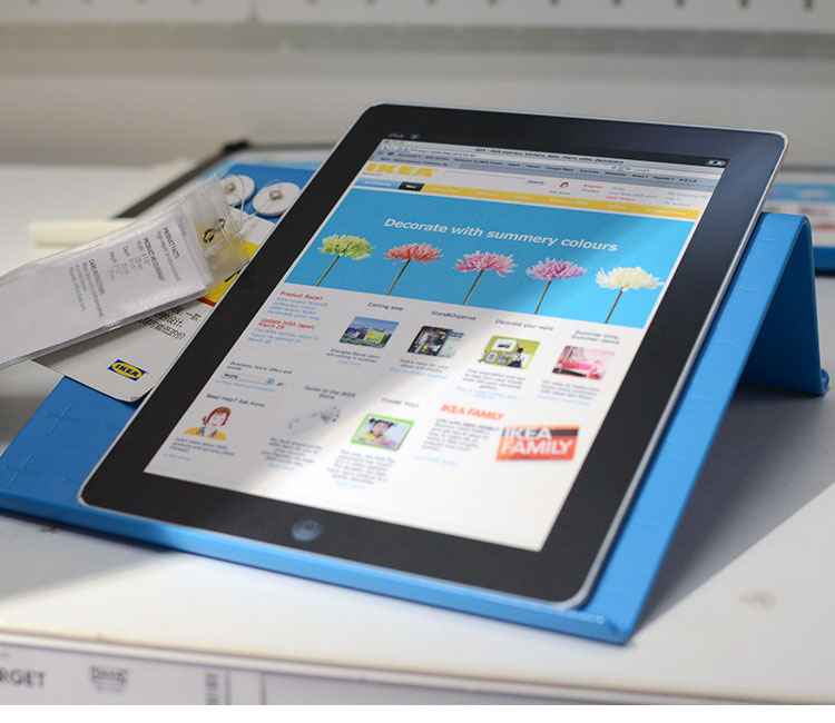 IKEA Ice Bart Desktop tablet ipad máy tính xách tay đứng lười biếng điện thoại khung khung sống - Phụ kiện máy tính bảng giá để ipad