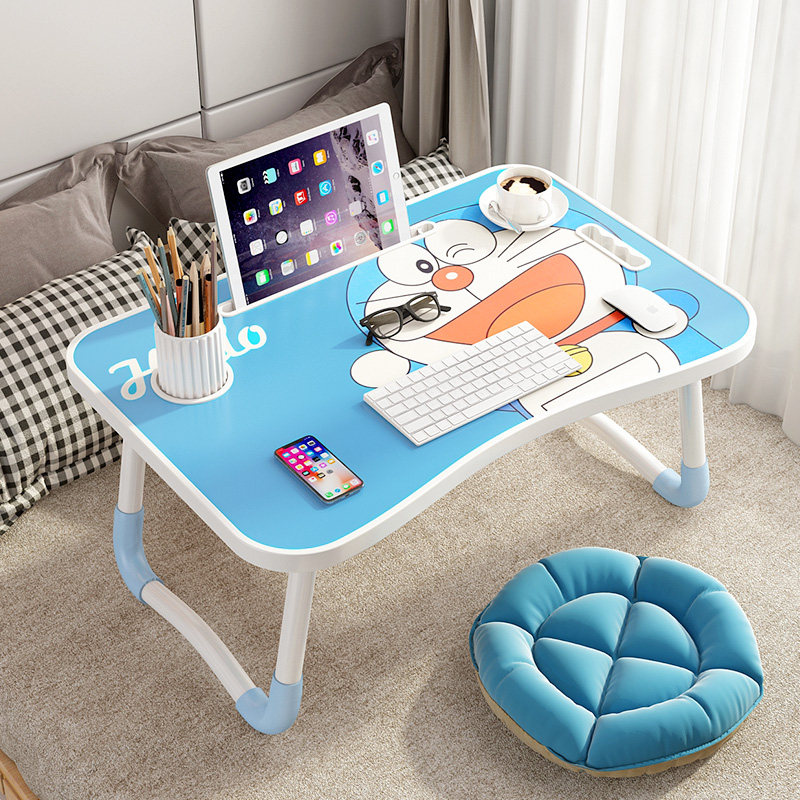 Children study table Home Easy folding student writing small desk bedroom Dormitory Sloth Bed upper table
