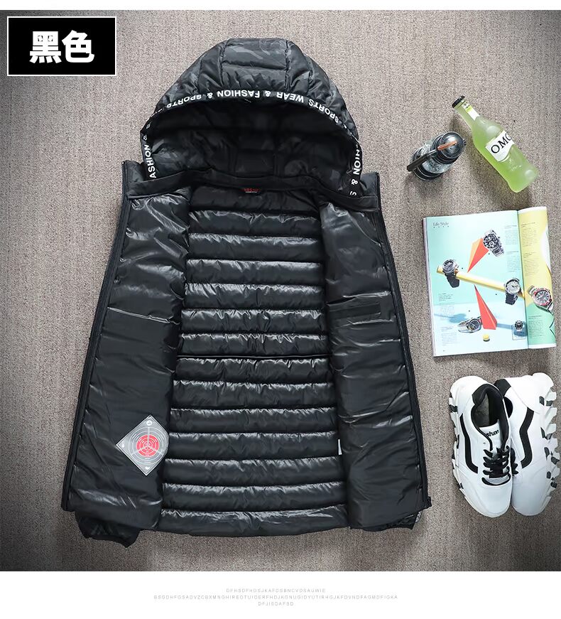 Áo khoác nam mùa đông xuống áo khoác thể dục áo khoác cotton phù hợp với nam thể thao áo khoác ngoài trời chạy áo sơ mi nam áo lông vũ nam