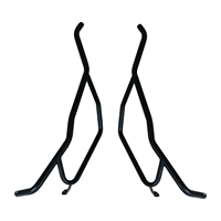 Задний бампер с черной углеродной стали необходимо установить с передним бампером