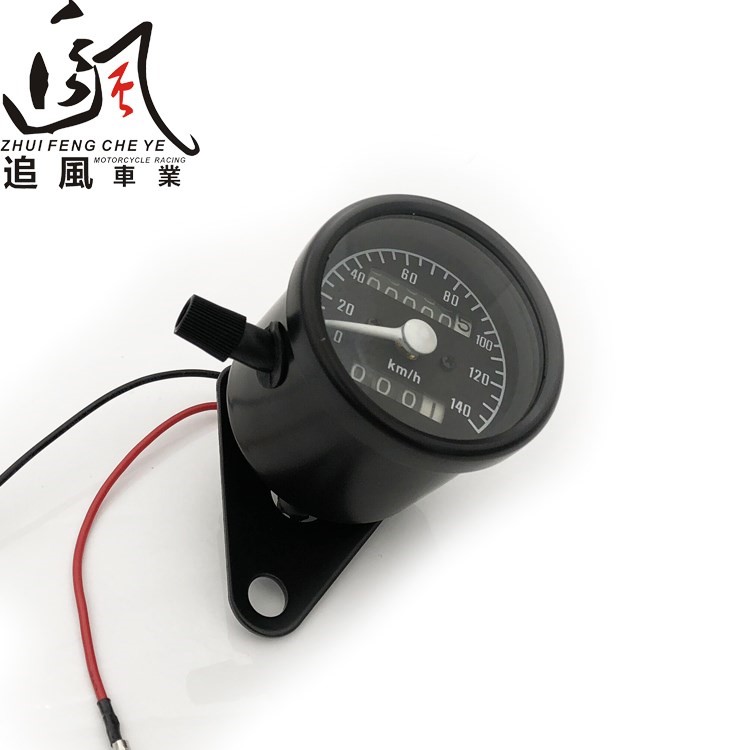 Xe máy GN125 CG125 retro sửa đổi dụng cụ bảng mã sửa đổi mét LED đo đường màu đen - Power Meter đồng hồ xe wave alpha
