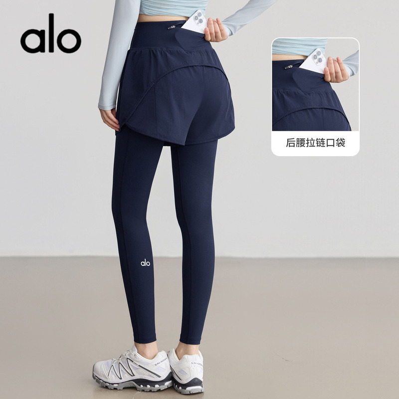 Aio Yoga Pants Summer High-Waisted Butt-Lifting Two-In-One Fitness Morning Running Sports Wear Pilates Cycling Long Pants Aio Yoga Pants Summer High-Waisted Butt-Lifting Two-In-One Fitness Morning Running Sports Wear Pilates Cycling Long Pants