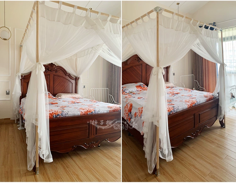 dây đai Velcro lát gạch gạc giường ngủ manti và trọ sáng Đông Nam gió lưới tùy chỉnh nước Mỹ - Bed Skirts & Valances