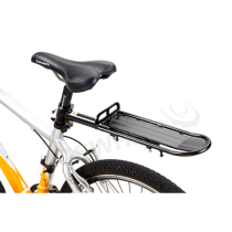 Quick release lock aluminum alloy bicycle rack Bicycle rack Mountain bike road bike Rear tail frame Shrink type