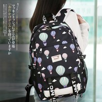 Hong Kong 2021 new shoulder bag female Korean version of high school junior high school student bag large capacity travel bag computer bag tide