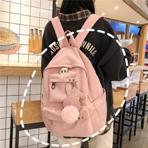 2021 new fashion backpack junior high school students ancient sense schoolbag female ins style Korean version of high school students shoulder bag