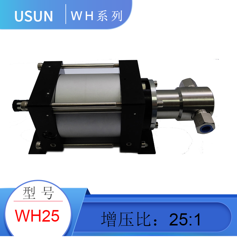 Max 200 Bar WH25 Gas liquid booster pump pneumatic water pressure booster pump tap hydraulic clamp pressurization