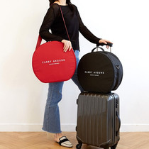 Korea Funnymade Large capacity fashion shoulder bag Round travel storage luggage bag Nylon business backpack ins