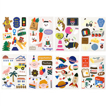 Dailylike Korean stationery Removable waterproof Incognito Sticker Hand account Notepad Computer mobile phone DIY decorative sticker