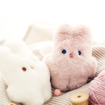 Live work Korean cute angel bunny plush bag pendant super cute keychain bag decoration gift