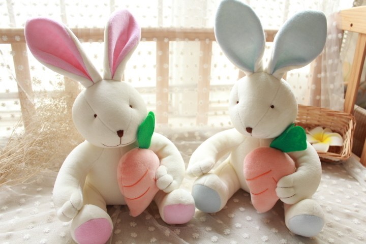 Genuine bedside baby puzzle rabbit doll velvet rabbit doll doll toy