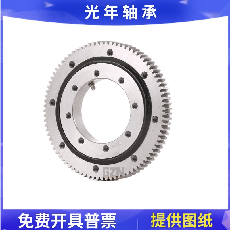 External tooth type slewing support Rotary plate bearing Cloth machine crane bearing 011.10.100 120 150 180