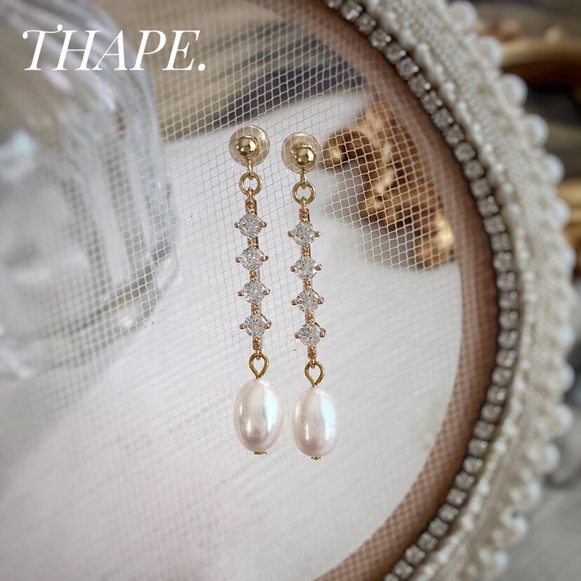 Famous Yuan Light And Luxurious Natural Drop Pearl Earbuke Earrings Fashion Ear Necklace minimalist 100 hitch earrings earrings