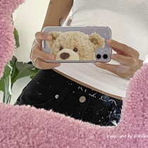South Korean Ins cute little bear applies iphone13 12ProMax XR XSmax 11 phone shell