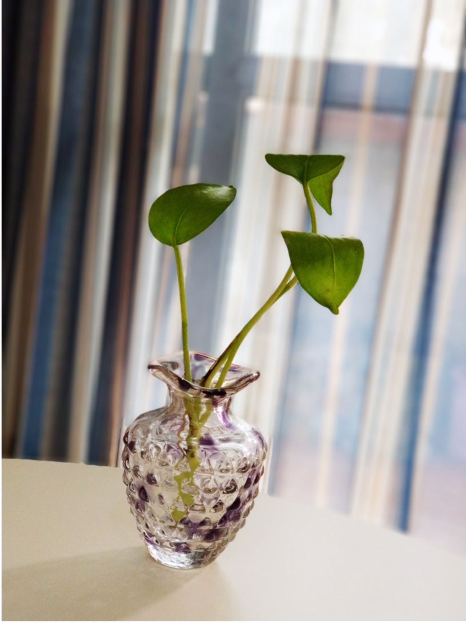 Bình hoa để bàn, kim cương nước, bình hoa handmade, chai hương liệu, lọ thủy canh nhỏ, bình xanh, bình nhỏ - Vase / Bồn hoa & Kệ lọ cắm hoa
