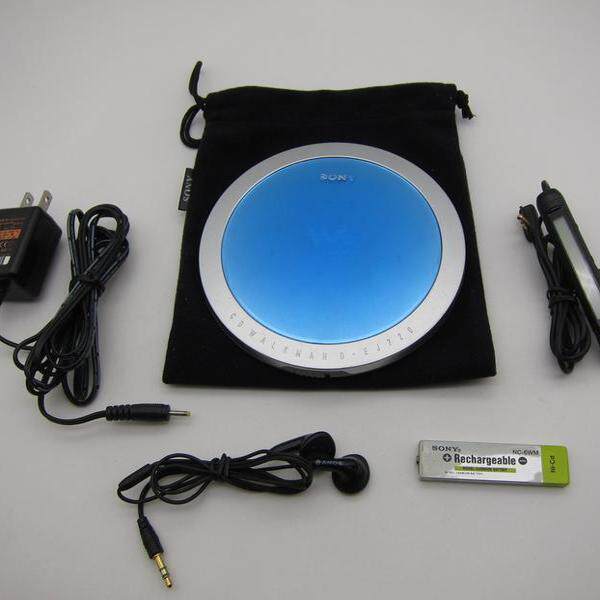 索尼SONY D-EJ720 CD机蓝色超薄CD随身听DISCMAN评价- 淘宝网