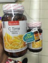 Malaysia Direct Mail Korderls C Time 1000mg VC will not result in stomach acid 150 grains 30 30 grains