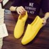 Mùa thu mới giày vải thời trang giày nam Hàn Quốc giản dị một bàn đạp giày thoáng khí giày những người yêu giày vàng giày phẳng giày the thao nam chính hãng Plimsolls