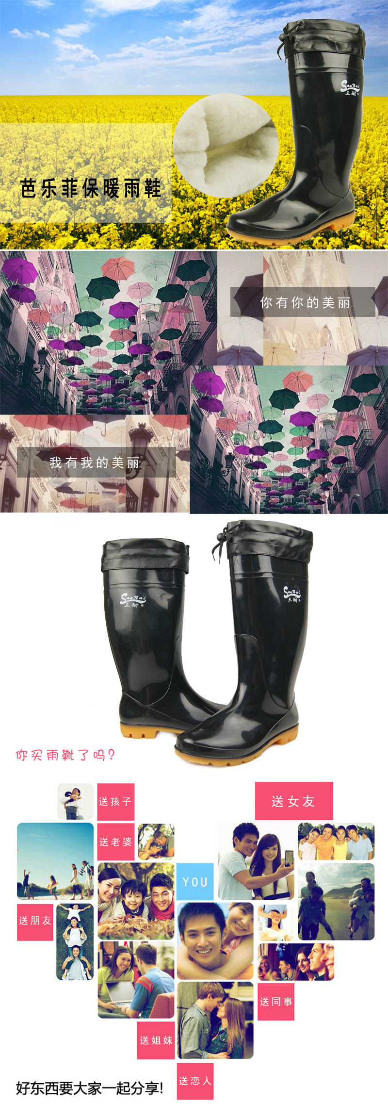 Chaussures - bottes caoutchouc homme pour printemps - semelle tendon - Ref 960425 Image 7