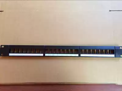 Factory direct sales 24-port class 5 network wiring overhead board Super class 5 class 6 24-port empty frame can be installed with network module